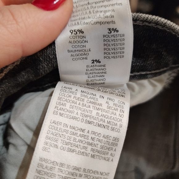 MOTHER The Midrise Dazzler Ankle Open Later Gray 23 - Picture 5 of 7